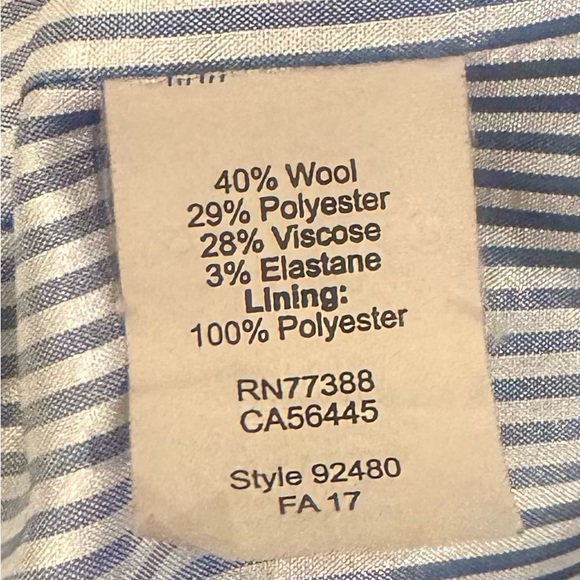 J. Crew Factory Original Schoolboy Blazer - Navy - Size 14 - EUC - Picture 6 of 6